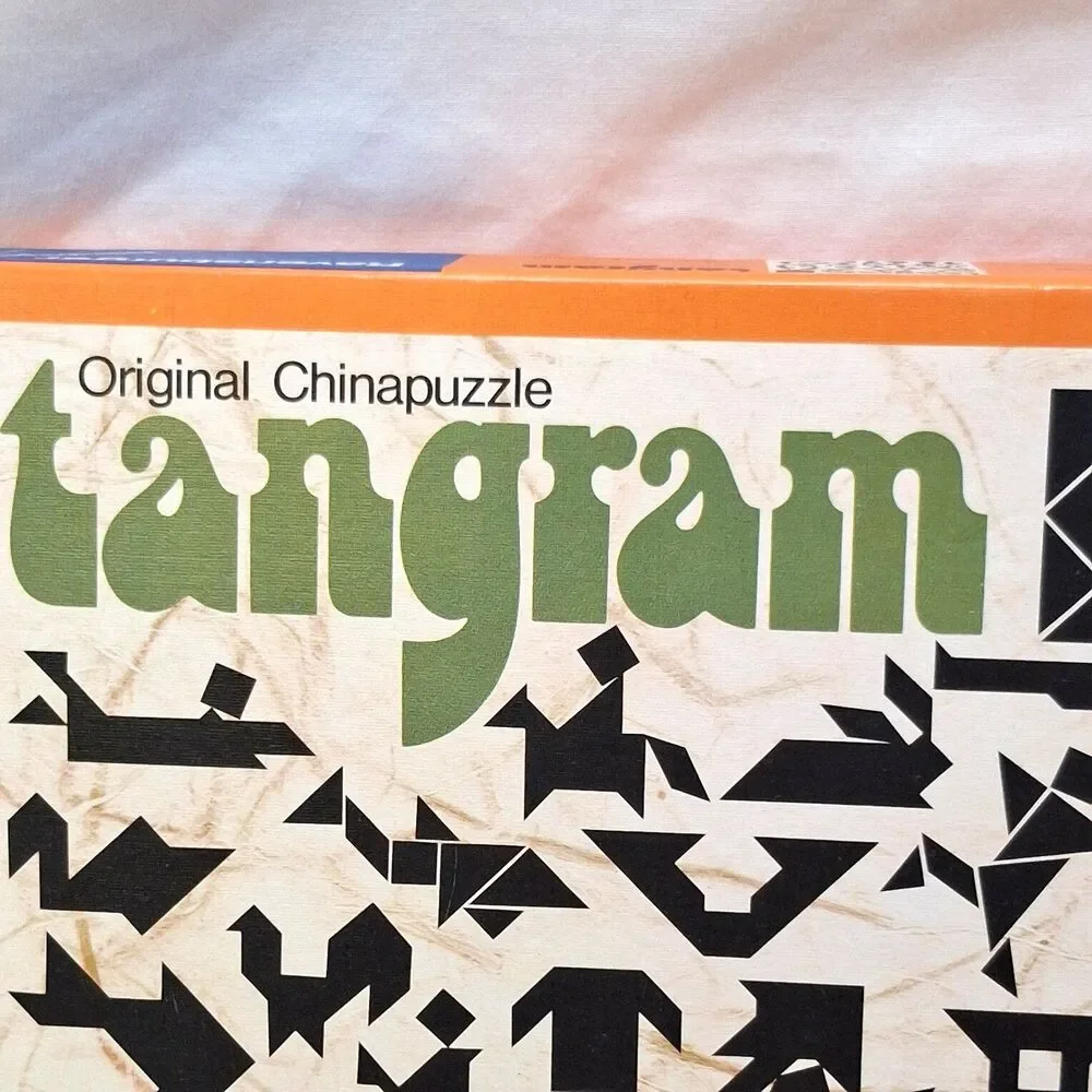 1976 Ravensburger Tangram Original China Puzzle West Germany Vintage